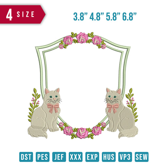 Ribbon 2 Cat Flower B
