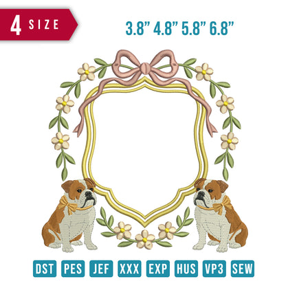 Ribbon 2 Dog Flower B