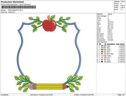 Ribbon Apple Pencil