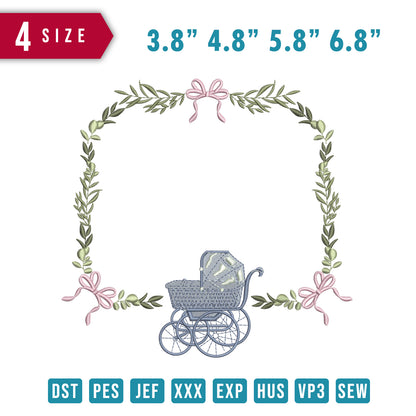 Ribbon Baby Carriage