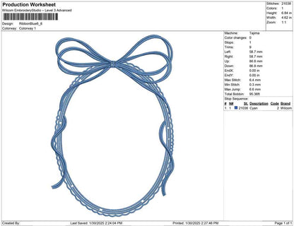 Ribbon Blue