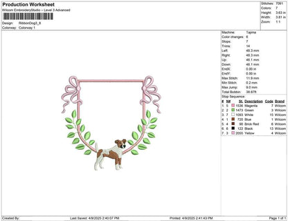 Ribbon Dog