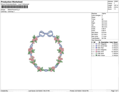 Ribbon Flower C