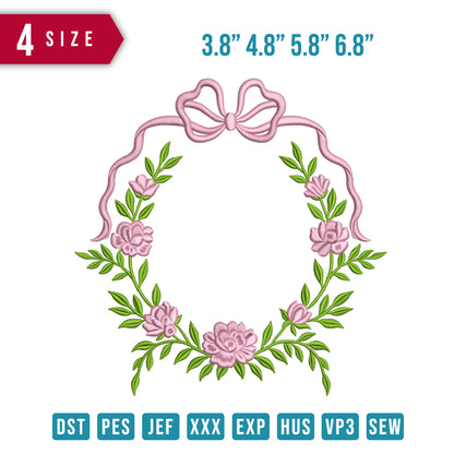 Ribbon Flower Framing