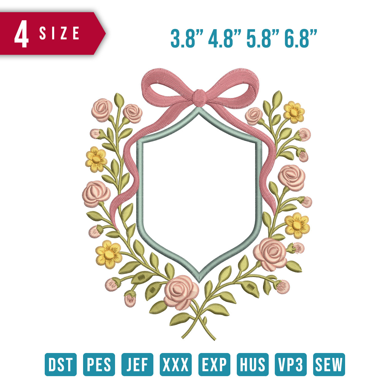 Ribbon Flower Pink B