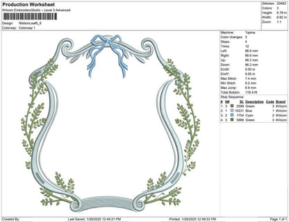 Ribbon Leaf