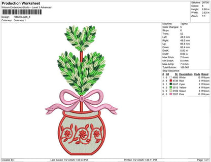 Ribbon Leaf