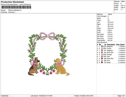 Ribbon Leaf Dogs