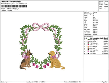Ribbon Leaf Dogs