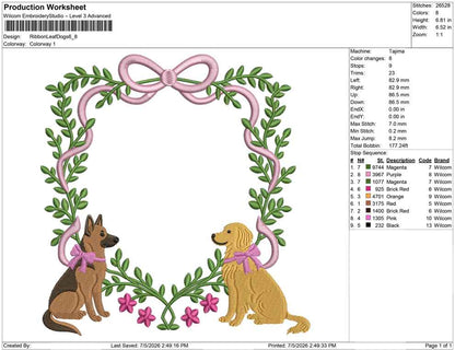 Ribbon Leaf Dogs