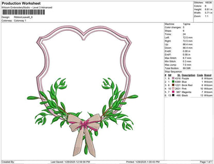 Ribbon Leave
