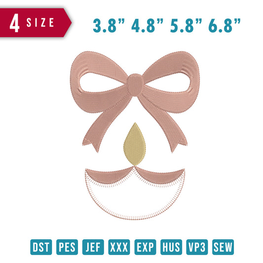 Ribbon Motif Applique B