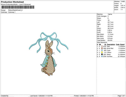 Ribbon Rabbit Cute