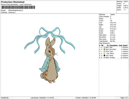 Ribbon Rabbit Cute
