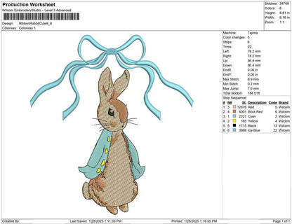 Ribbon Rabbit Cute
