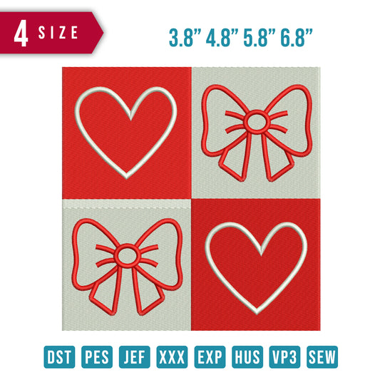 Ribbon Red Heart Valentine