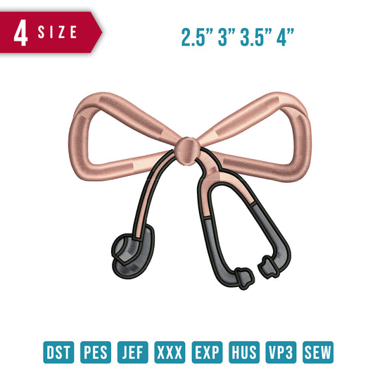 Ribbon Stetoscope 3D Puff