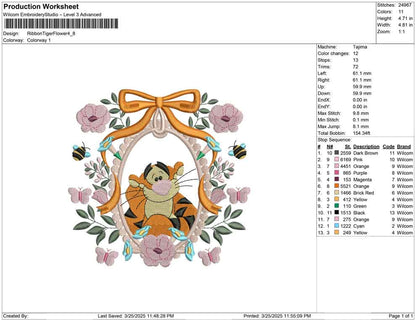 Ribbon Tiger Flower