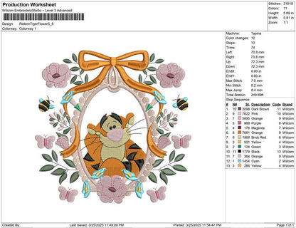Ribbon Tiger Flower