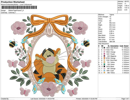 Ribbon Tiger Flower
