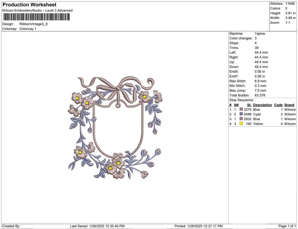 Ribbon Vintage