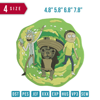 Rick morty and friend