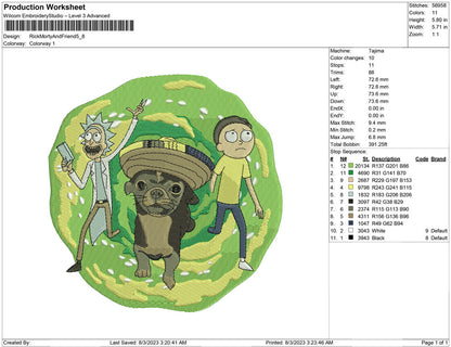 Rick morty and friend