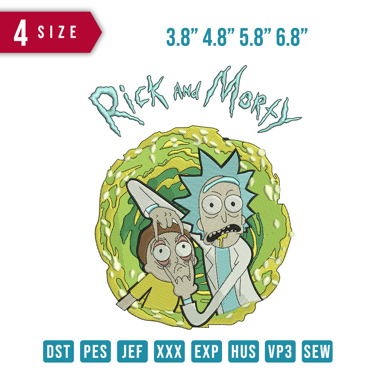 Rick and morty press head