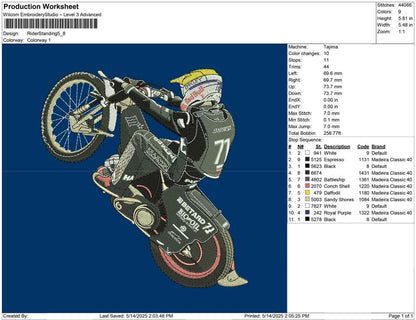 Rider Standing