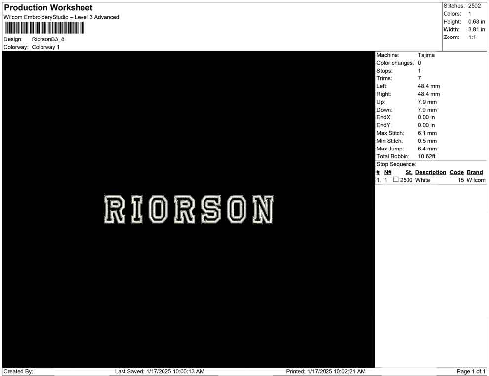 Riorson B