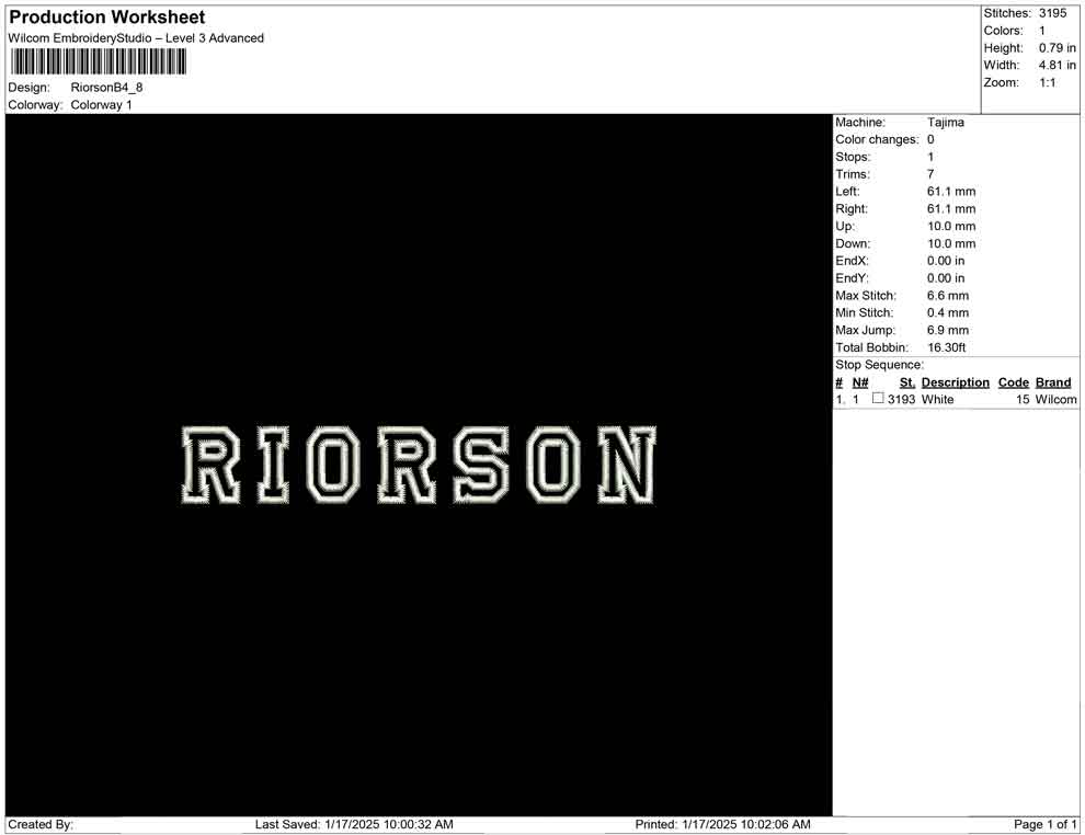 Riorson B