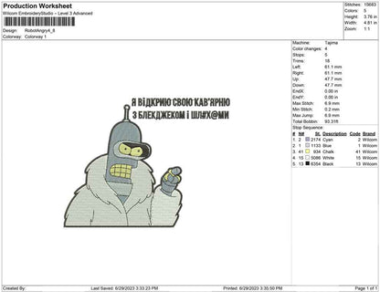 Robot Angry