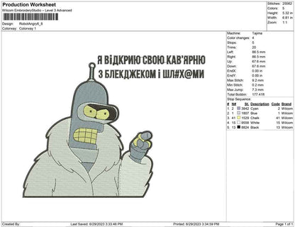 Robot Angry