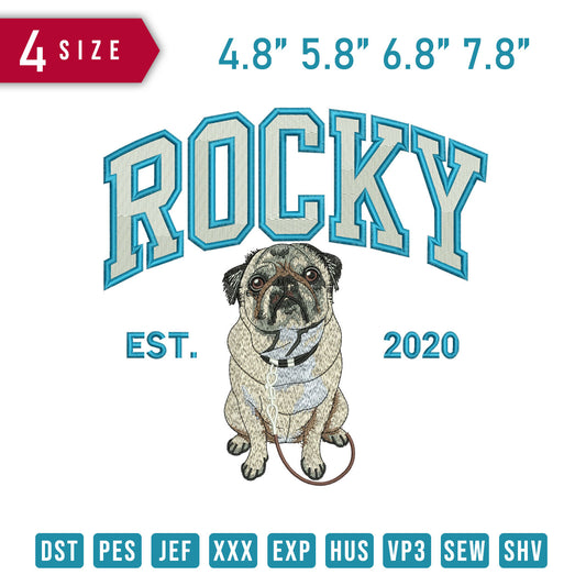Rocky Pug Dog