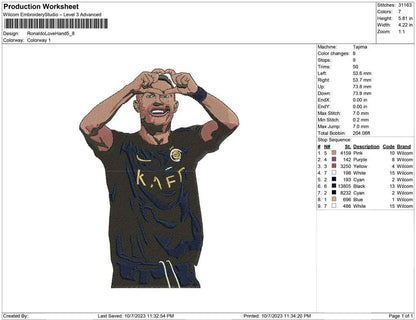 Ronaldo love hand