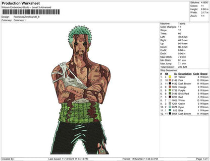Roronoa Zoro Stand