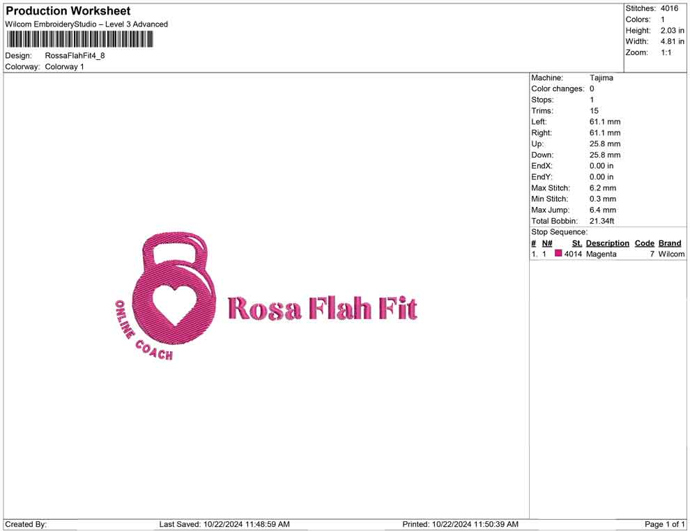 Rossa Flah Fit