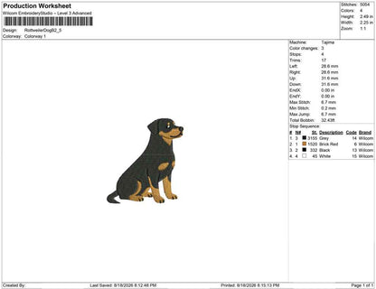 Rottweiler Dog B