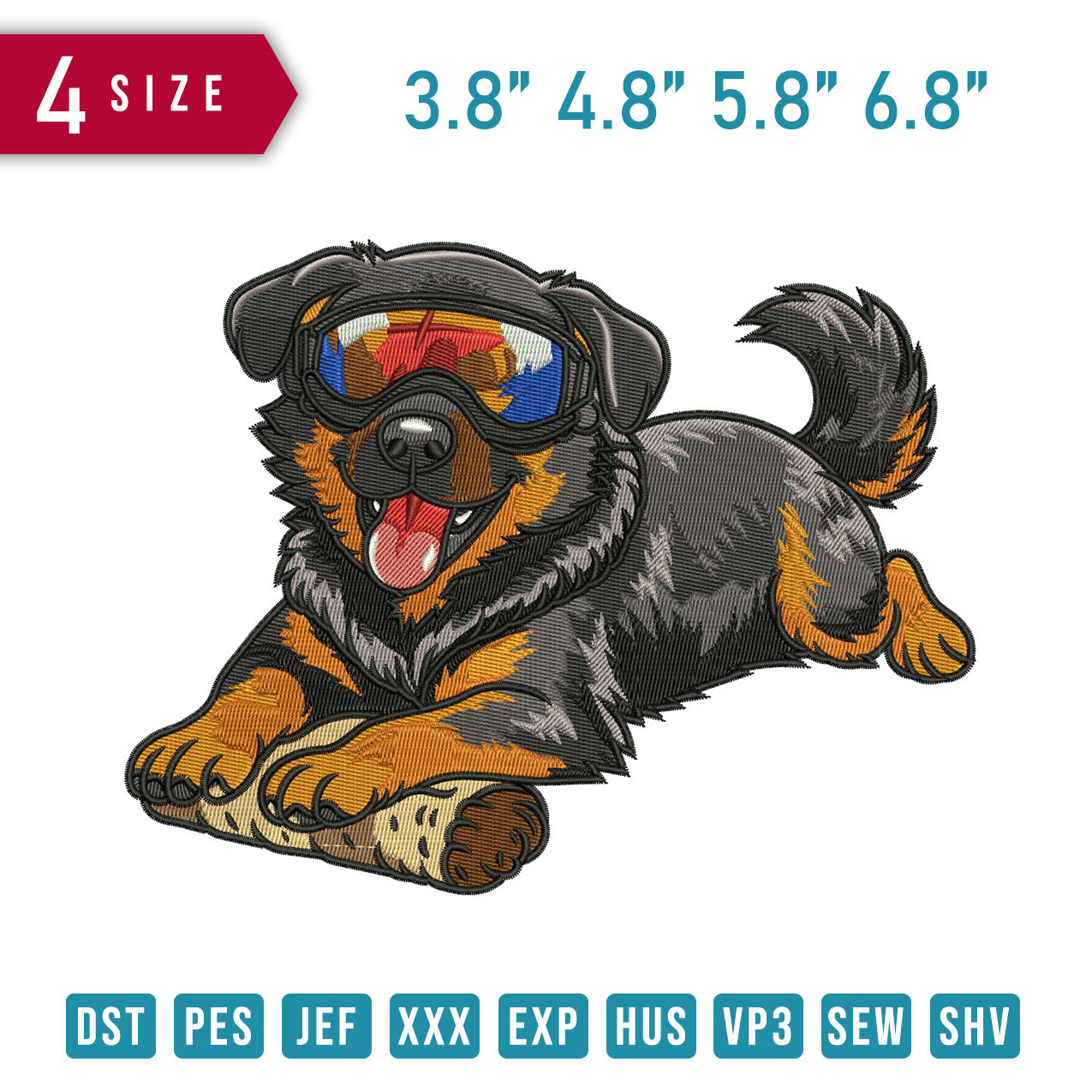 Rottweiler Dog Glasses