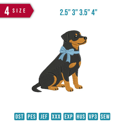 Rottweiler Ribbon Blue
