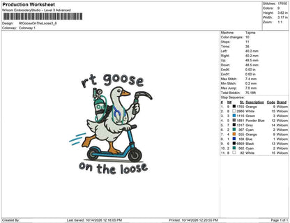 Rt Goose On The Loose