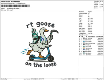 Rt Goose On The Loose