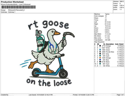 Rt Goose On The Loose
