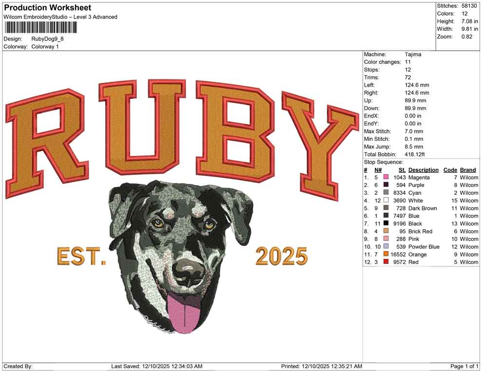 Ruby Dog