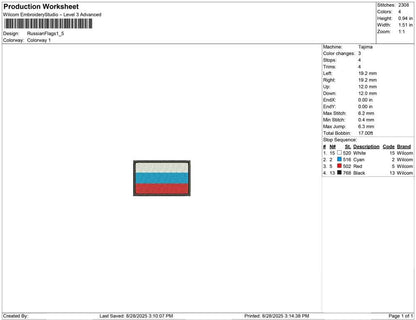 Russian flags