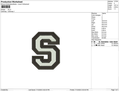 S Letter