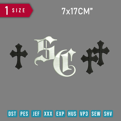 SC3D Puff Cross For Hat