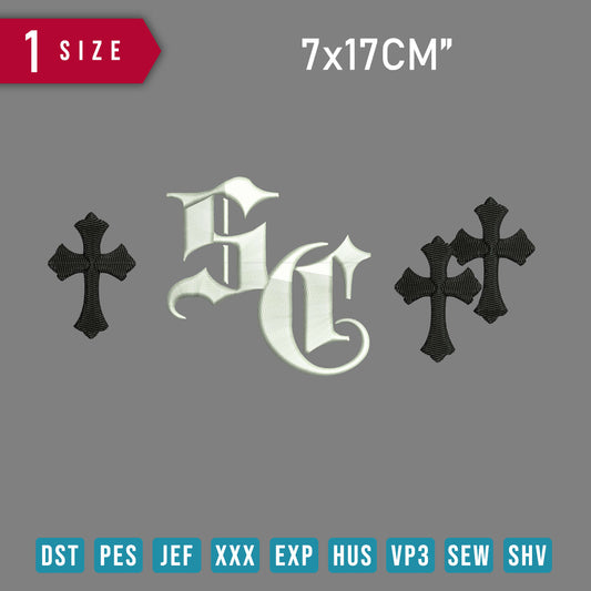 SC3D Puff Cross For Hat