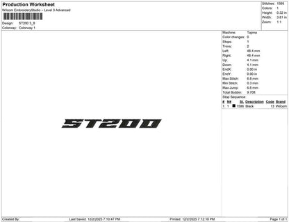 ST 200