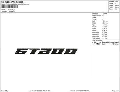 ST 200